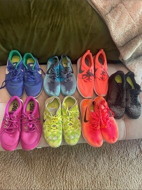 Women’s Nike Sneakers Lot - 7 Pairs - Size 6.5 - Very lightly worn.